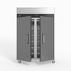 1000 Litre Upright Double Stainless Steel Door Freezer GNX1000BT