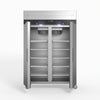 1000 Litre Upright Double Stainless Steel Door Freezer GNX1000BT