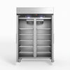 1000 Litre Upright Double Stainless Steel Door Freezer GNX1000BT