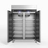 1000 Litre Upright Double Stainless Steel Door Freezer GNX1000BT