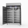 1000 Litre Upright Double Stainless Steel Door Freezer GNX1000BT