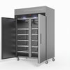 1000 Litre Upright Double Stainless Steel Door Freezer GNX1000BT