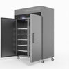 1000 Litre Upright Double Stainless Steel Door Freezer GNX1000BT