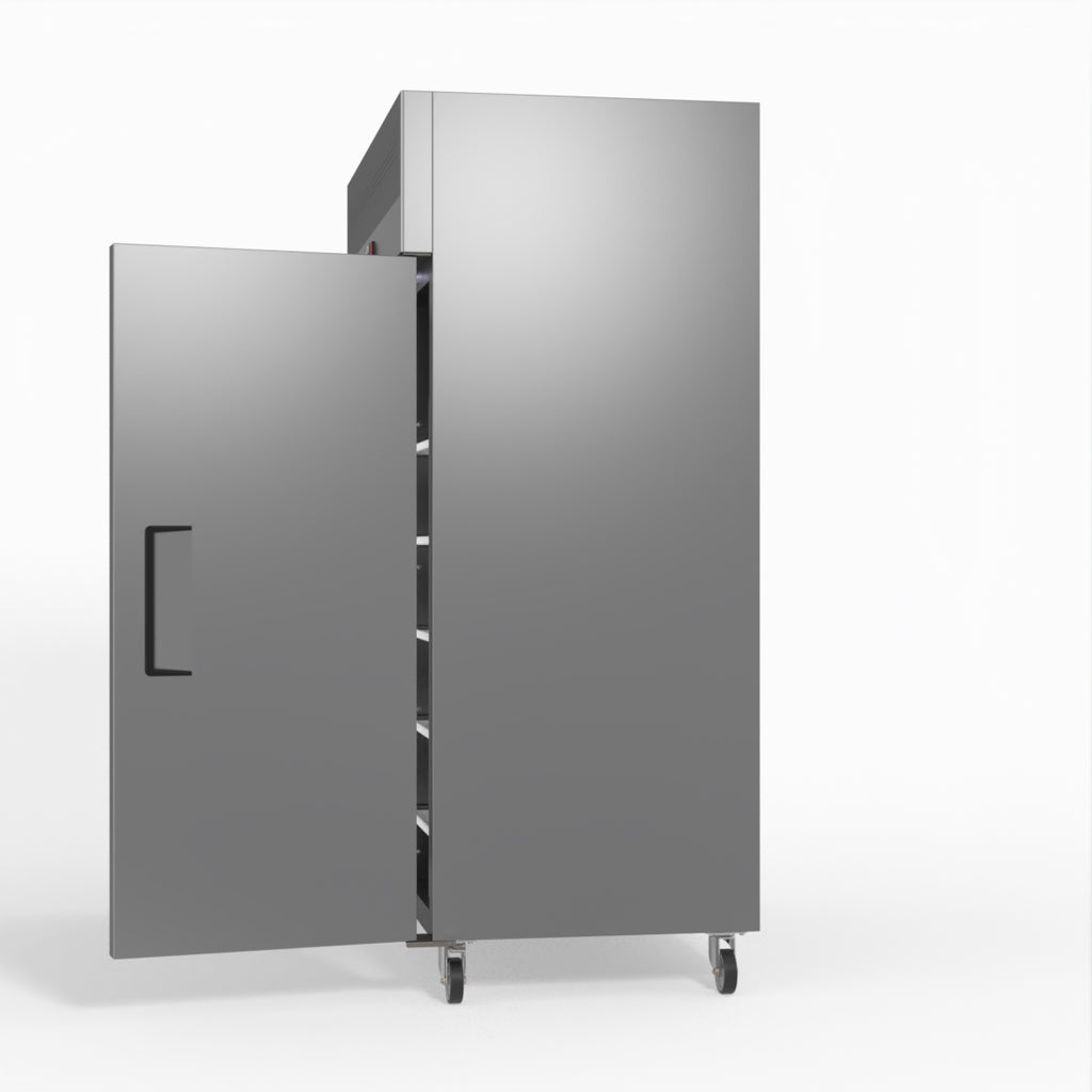 1000 Litre Upright Double Stainless Steel Door Freezer GNX1000BT