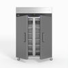 1000 Litre Upright Double Stainless Steel Door Fridge GNX1000TN