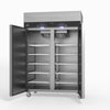 1000 Litre Upright Double Stainless Steel Door Fridge GNX1000TN