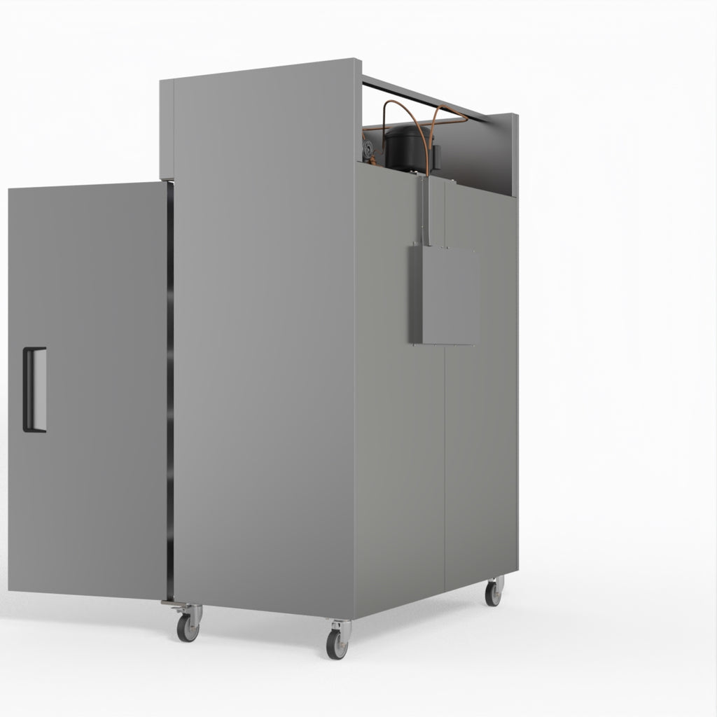 1000 Litre Upright Double Stainless Steel Door Fridge GNX1000TN