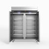 1300 Litre Upright Double Stainless Steel Door Freezer GNX1400BT