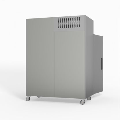 1300 Litre Upright Double Stainless Steel Door Freezer GNX1400BT