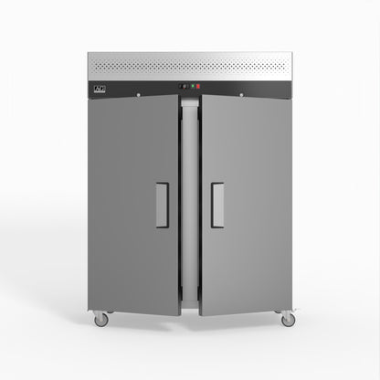 1300 Litre Upright Double Stainless Steel Door Freezer GNX1400BT