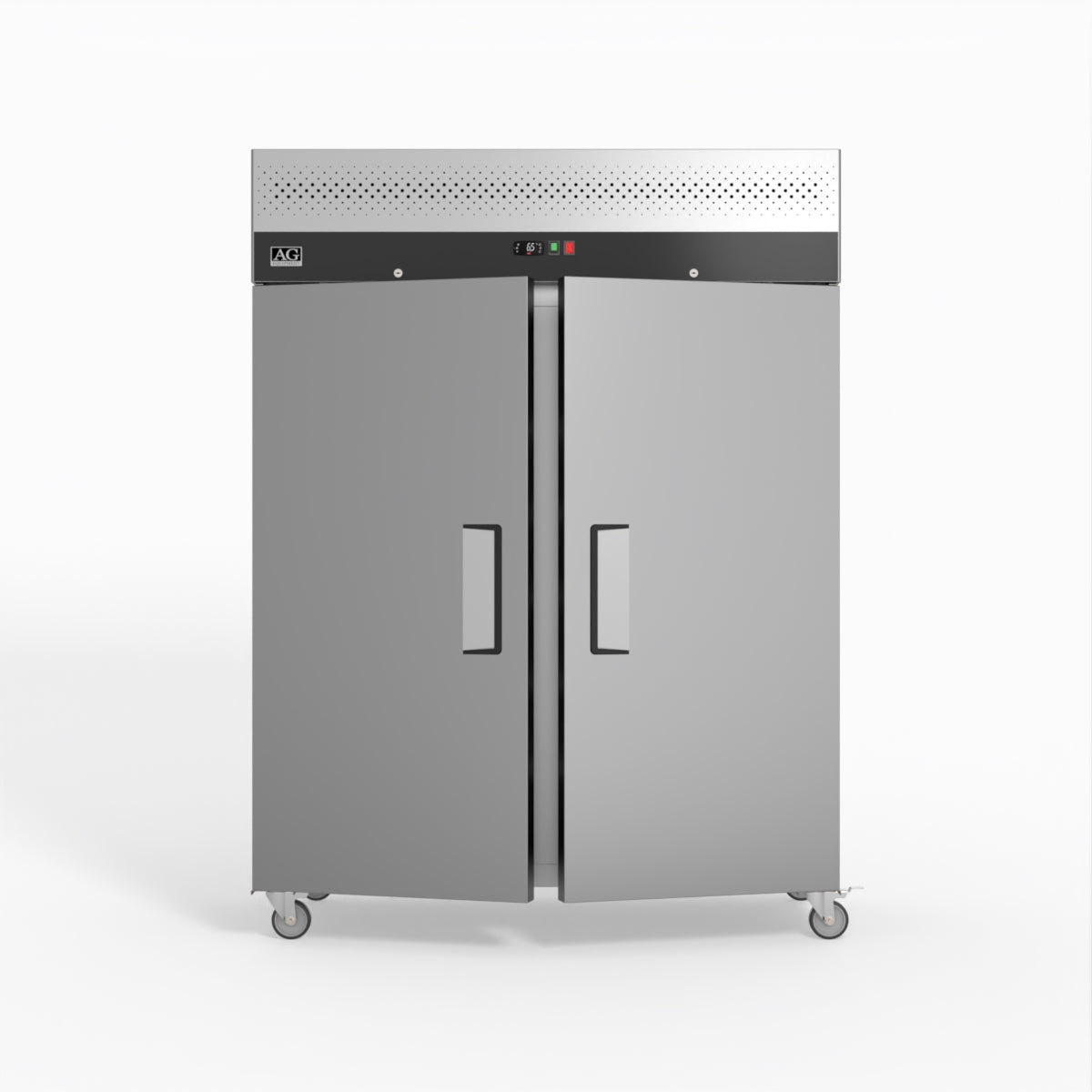 1300 Litre Upright Double Stainless Steel Door Freezer GNX1400BT