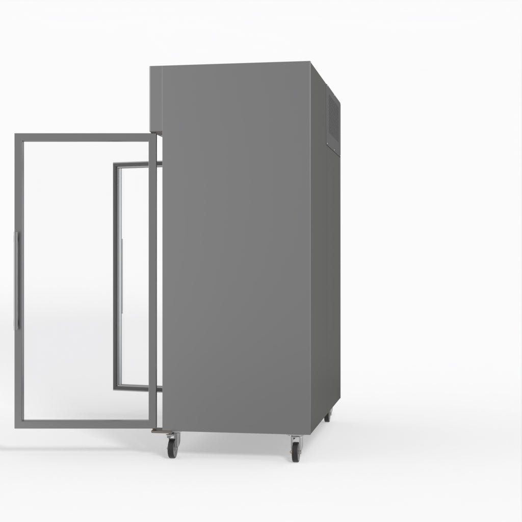 1300 Litre Upright Double Glass Door Display Fridge - GNX1400TNG