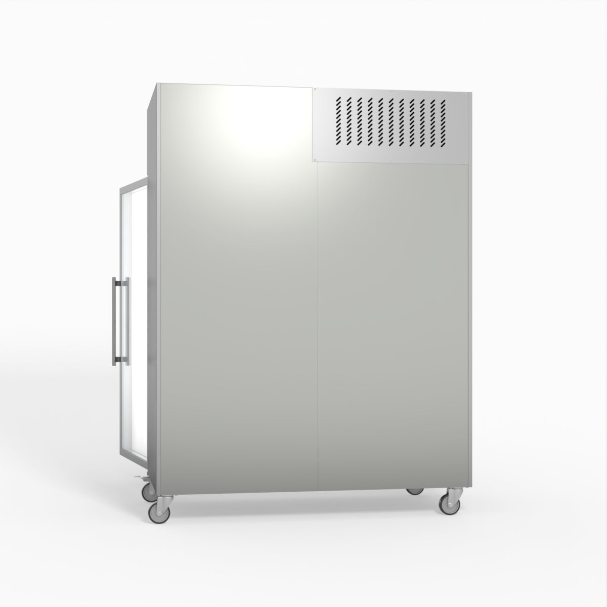 1300 Litre Upright Double Glass Door Display Fridge - GNX1400TNG