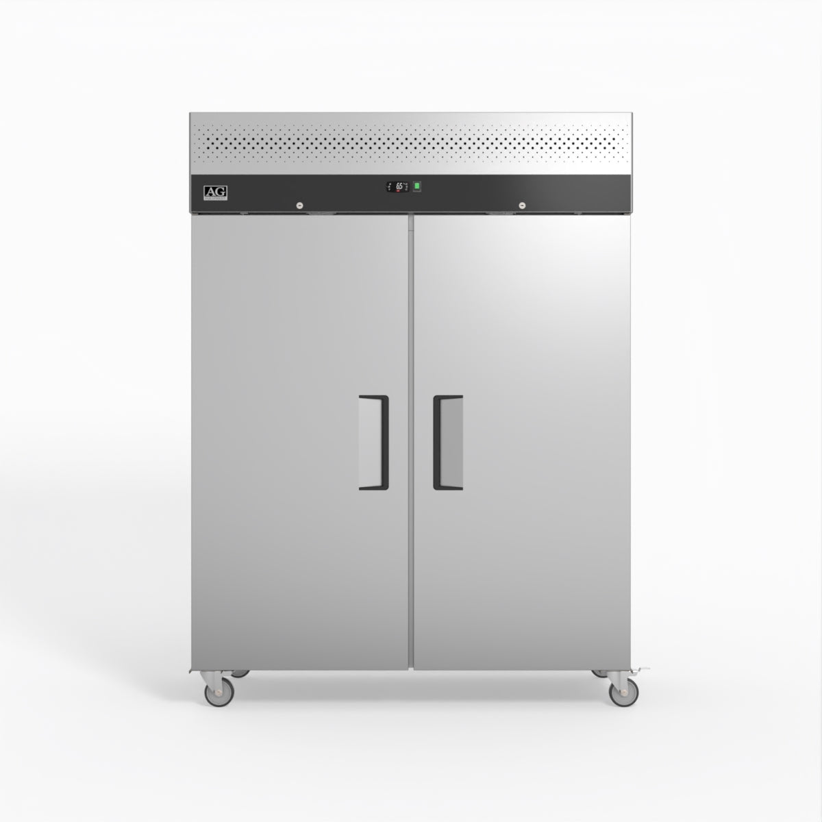 1300 Litre Upright Stainless Steel Double Door Fridge GNX1400TN