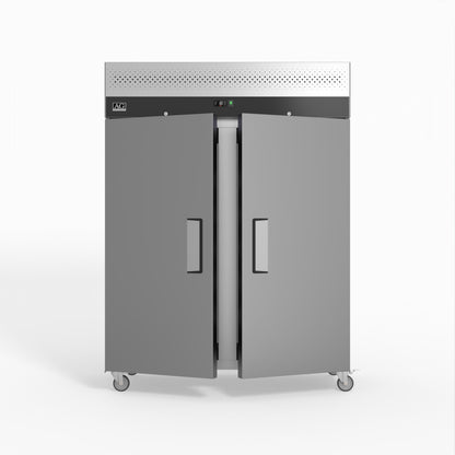 1300 Litre Upright Stainless Steel Double Door Fridge GNX1400TN