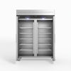1300 Litre Upright Stainless Steel Double Door Fridge GNX1400TN