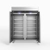 1300 Litre Upright Stainless Steel Double Door Fridge GNX1400TN