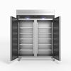 1300 Litre Upright Stainless Steel Double Door Fridge GNX1400TN