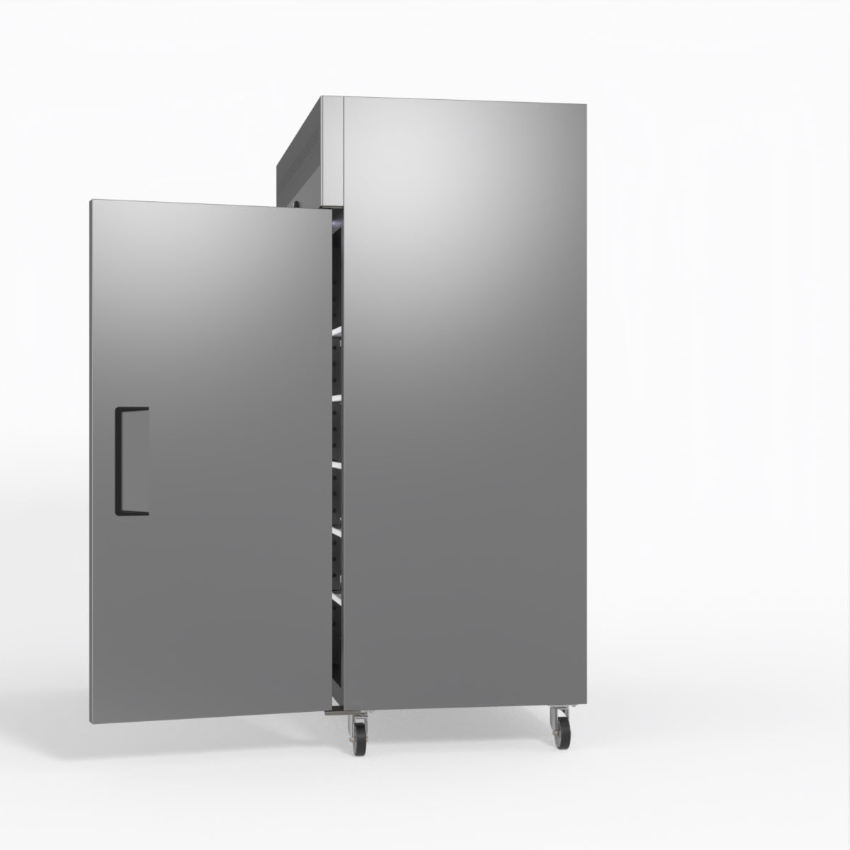 1300 Litre Upright Stainless Steel Double Door Fridge GNX1400TN