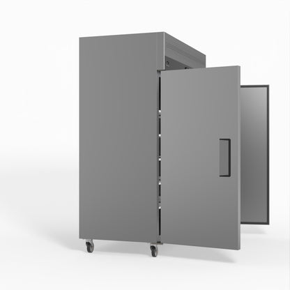 1300 Litre Upright Stainless Steel Double Door Fridge GNX1400TN