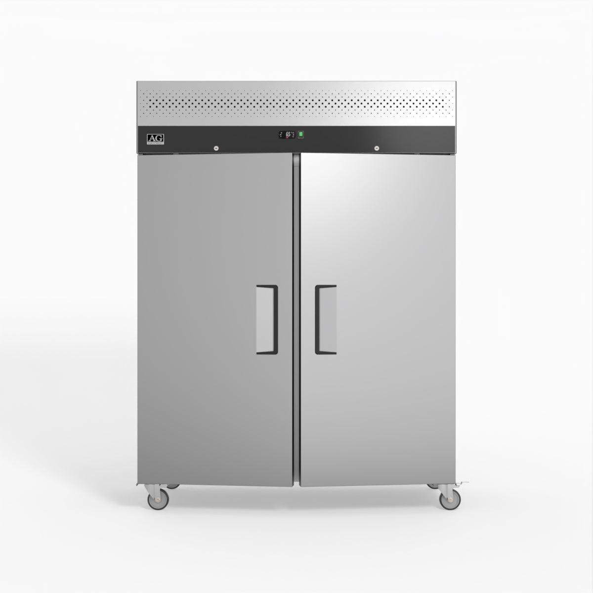 1300 Litre Upright Stainless Steel Double Door Fridge GNX1400TN