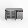 Two Door Commercial Under Bench Freezer 700mm Depth | GNX2100BT