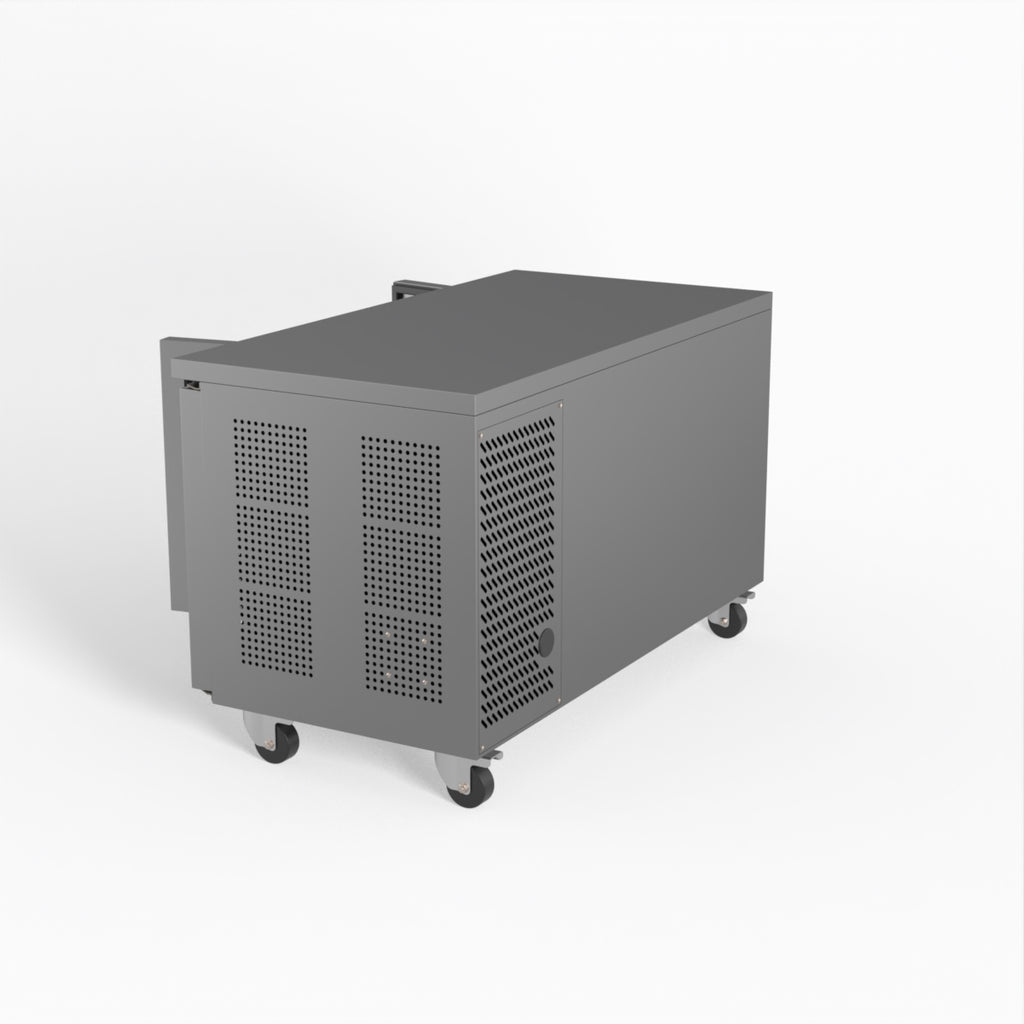 Two Door Commercial Under Bench Fridge 700mm Depth GNX2100TN