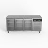 Three Glass Door Commercial Door Under Bench Fridge 700mm Deep GNX3100TNG