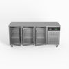 Three Glass Door Commercial Door Under Bench Fridge 700mm Deep GNX3100TNG