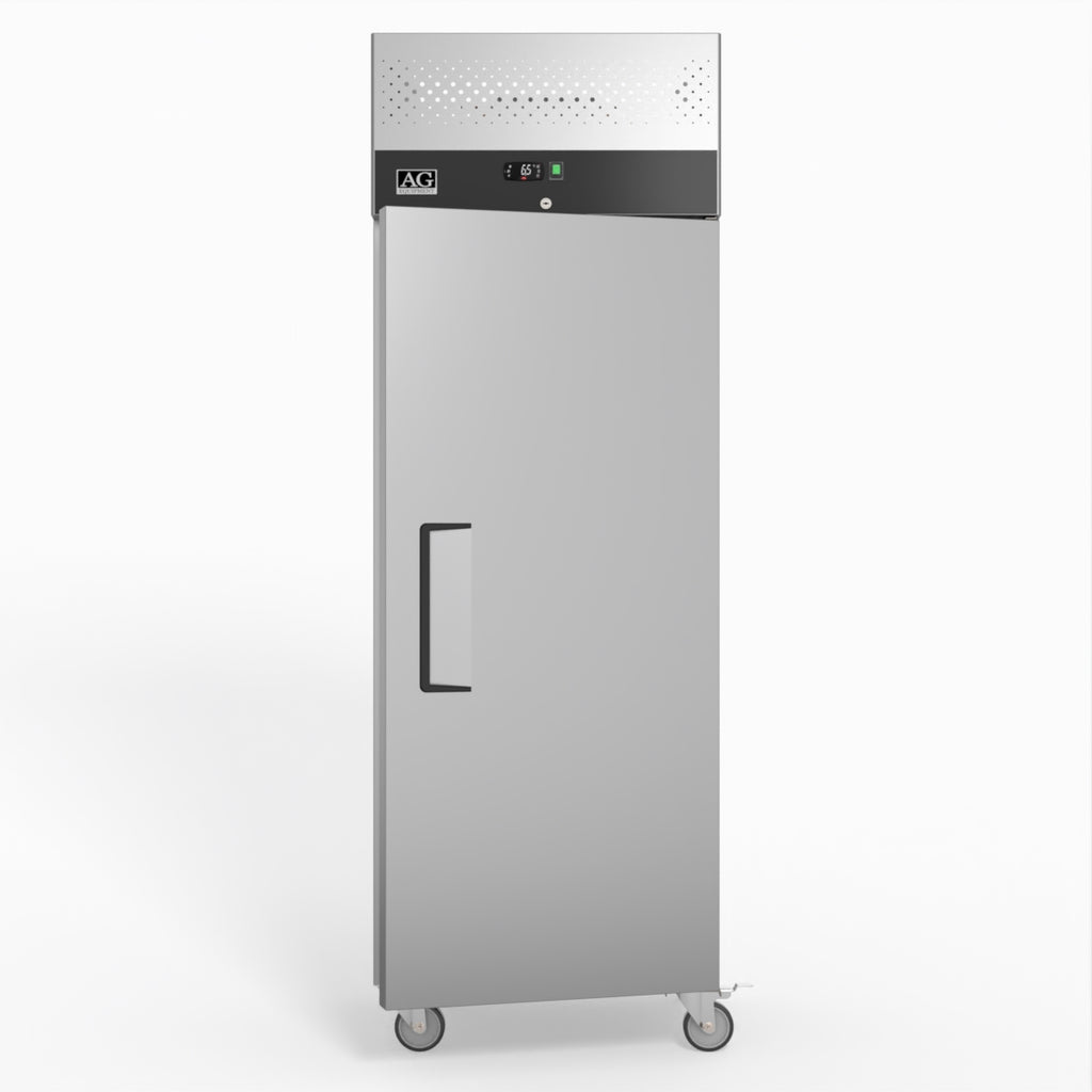 428 Litre Upright Single Door Stainless Steel Door Fridge GNX400TN