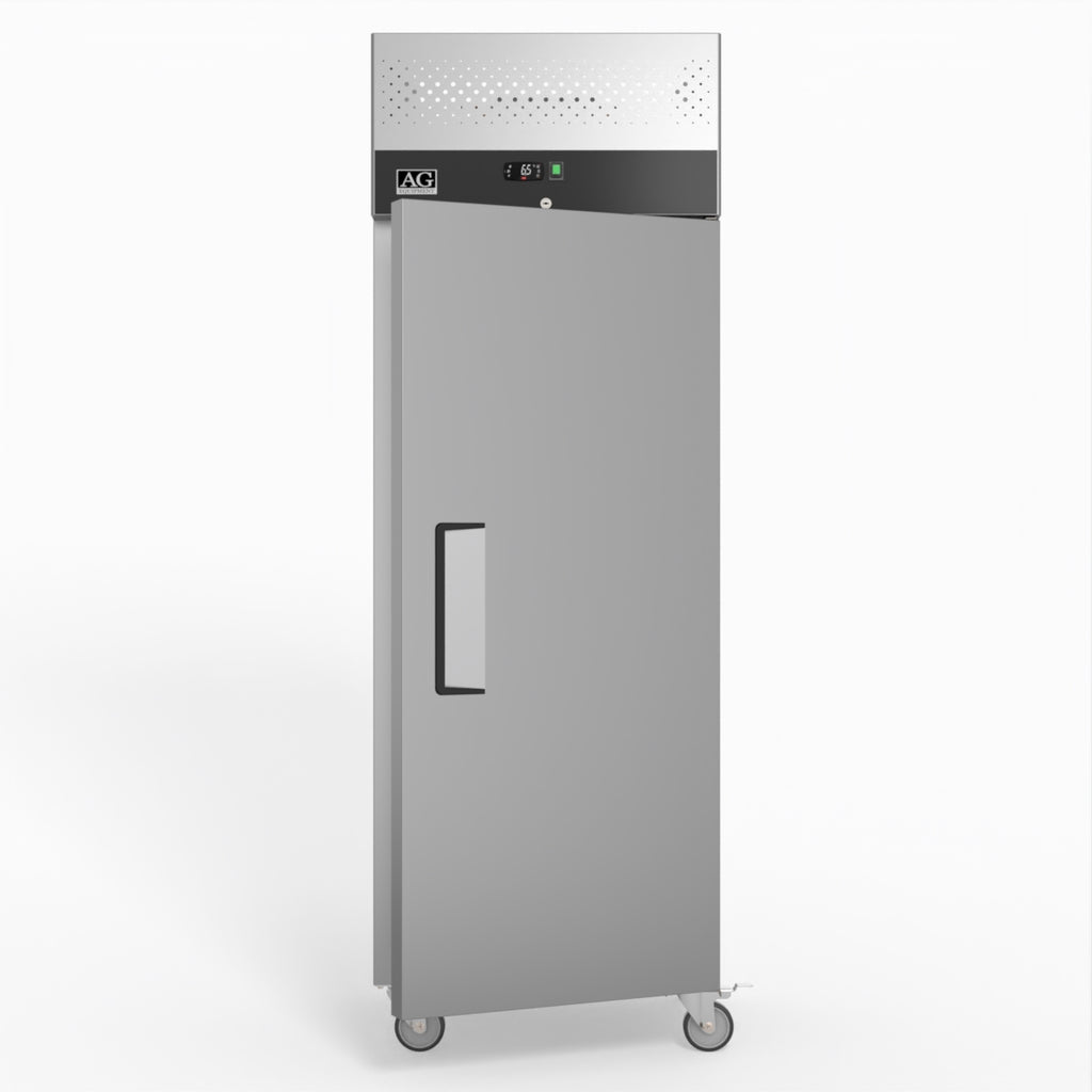 428 Litre Upright Single Door Stainless Steel Door Fridge GNX400TN