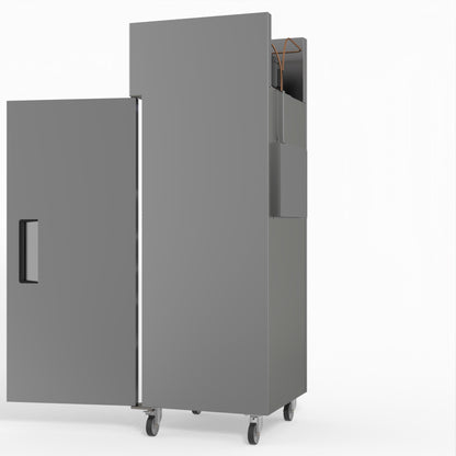 428 Litre Upright Single Door Stainless Steel Door Fridge GNX400TN