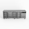 Four Glass Door Commercial Under Bench Fridge 700mm Deep GNX4100TNG