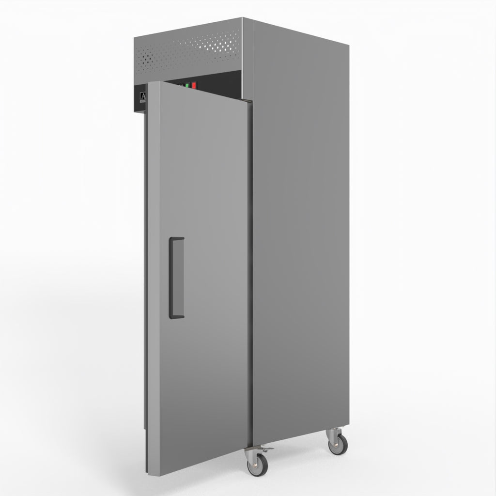 600 Litre Upright Single Door Stainless Steel Door Freezer | GNX600BT