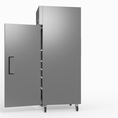 600 Litre Upright Single Door Stainless Steel Door Freezer | GNX600BT