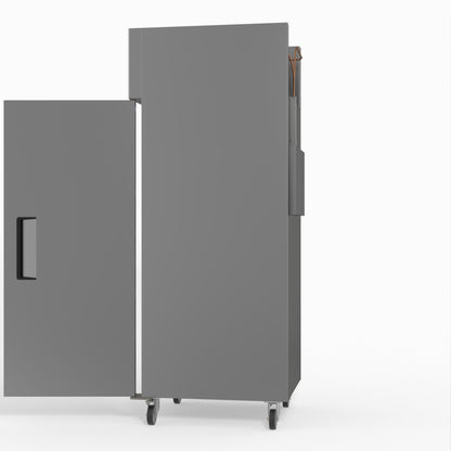 600 Litre Upright Single Door Stainless Steel Door Freezer | GNX600BT