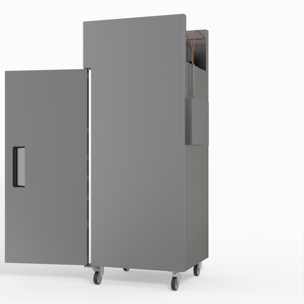 600 Litre Upright Single Door Stainless Steel Door Freezer | GNX600BT