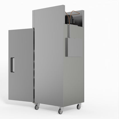 600 Litre Upright Single Door Stainless Steel Door Freezer | GNX600BT