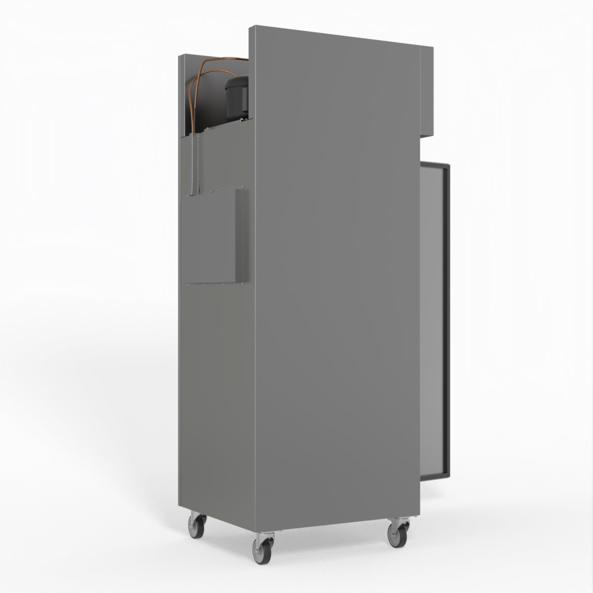 600 Litre Upright Single Door Stainless Steel Door Freezer | GNX600BT