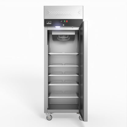 600 Litre Upright Single Door Stainless Steel Door Freezer | GNX600BT