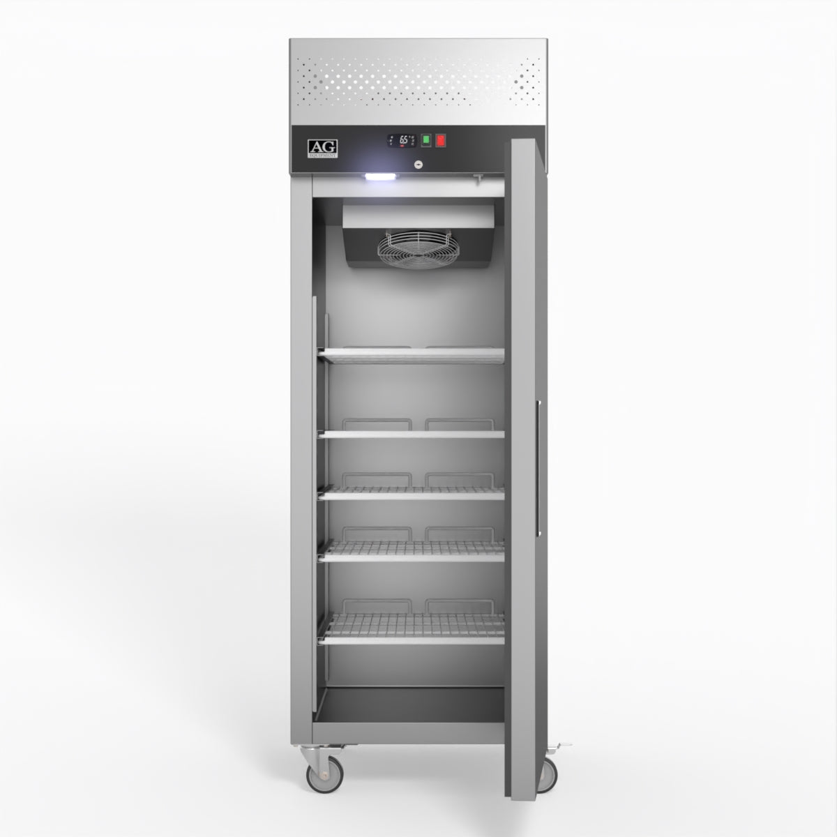 600 Litre Upright Single Door Stainless Steel Door Freezer | GNX600BT