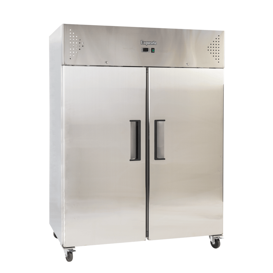 Exquisite GSF1200H Two Solid Doors Upright Storage Freezer 123 Litre