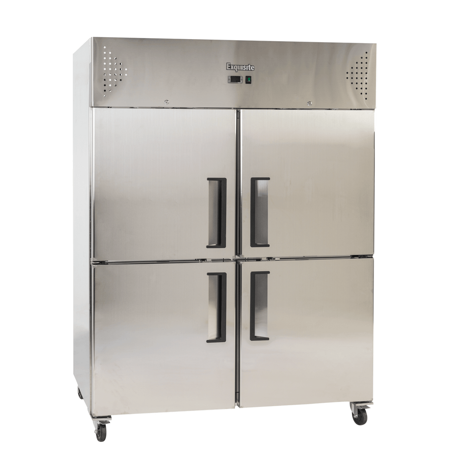 Exquisite GSF1412H Two SPLIT Solid Doors Upright Storage Freezer 1476 Litre
