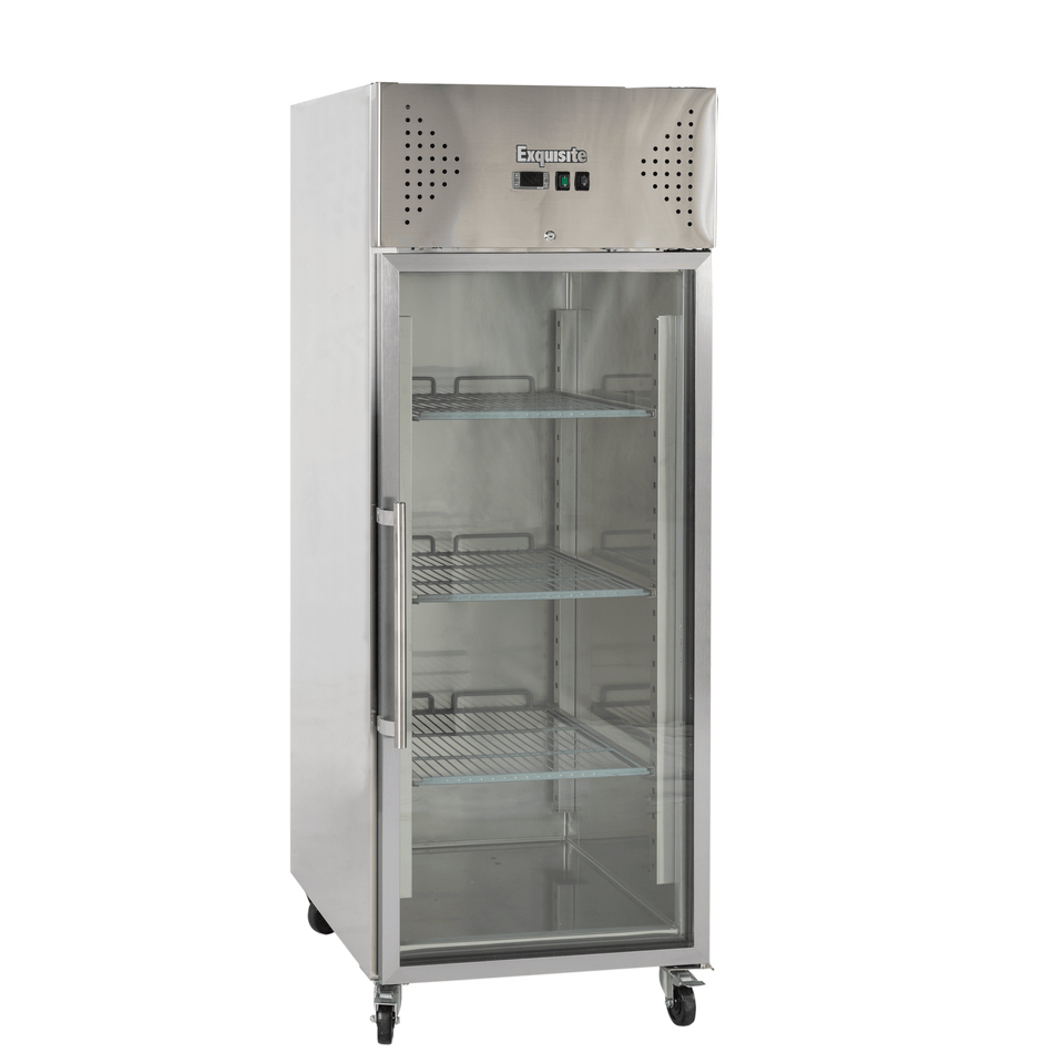 Exquisite GSC650G One Glass Door Upright Storage Fridge 685 Litre
