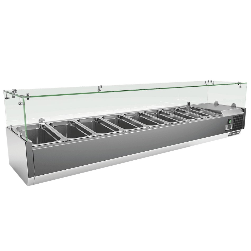 Exquisite ICT1800 Counter Top Food Preparation Fridge 1800mm Width - 8 x GN1/3 (Excluding Pans)