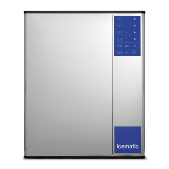 ICEMATIC MH192-A 200kg High Production Slim Line Half Dice Ice Machine