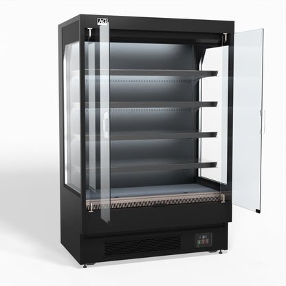 1315mm Supermarket Multi Deck Showcase 2 door Glass Fridge MSD1300