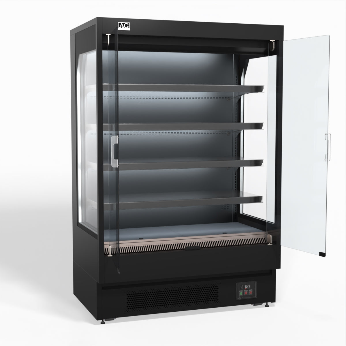 1315mm Supermarket Multi Deck Showcase 2 door Glass Fridge MSD1300