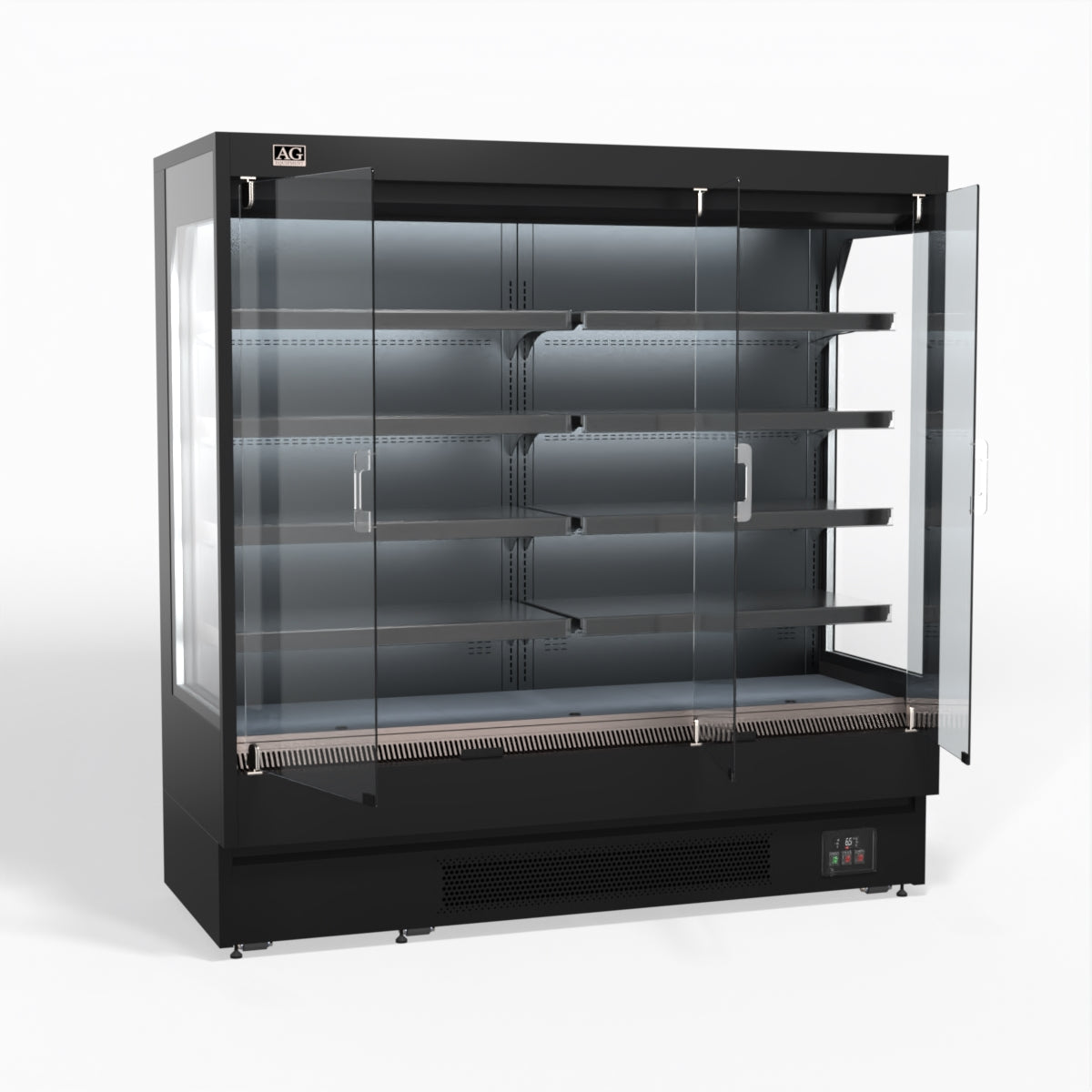 1940mm Supermarket Multi Deck Showcase 3 door Glass Fridge MSD2000