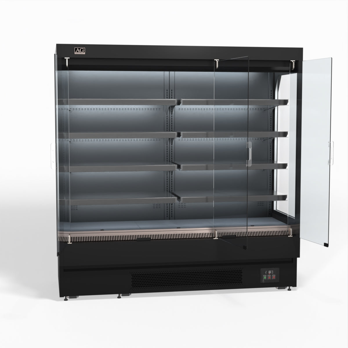 1940mm Supermarket Multi Deck Showcase 3 door Glass Fridge MSD2000